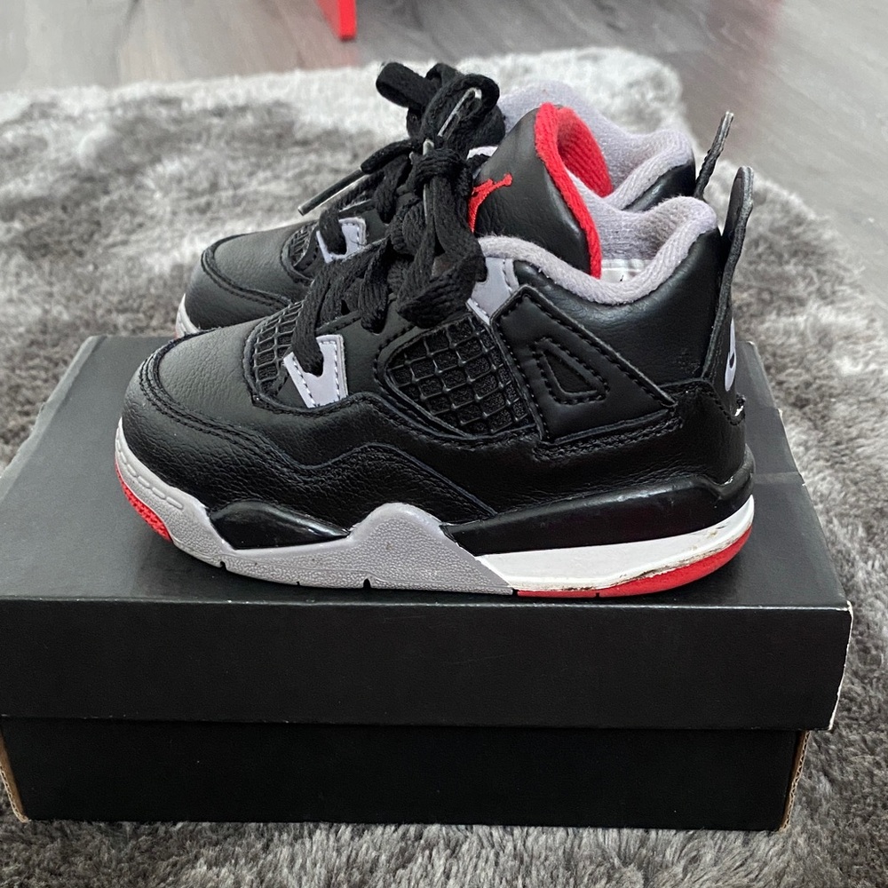 Nike Black and Red Retro Sneakers